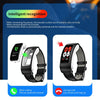 K60 1.08 inch Steel Band Earphone Detachable Life Waterproof Smart Watch Support Bluetooth Call(Black)