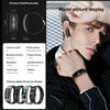 K7 1.14 inch TFT Screen Smart Call Bracelet, BT Call / Heart Rate / Blood Pressure / Blood Oxygen, Strap:Milanese Steel Strap(Tarnish)