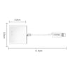 Yesido GS11 2 in 1 Multi-Function TF Card + SD Card to 8 Pin Converter Adapter(White)