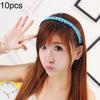 10 PCS Wig Twist Braid Jewelry Headband Hair Buckle(Sky Blue)