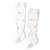 Baby Stockings Anti-Mosquito Thin Cotton Baby Socks, Toyan Socks: S 0-1 Years Old(White Ice Cream)