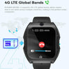 Model X 1.99 inch IP68 Waterproof Android 9.0 4G Dual Cameras Matte Smart Watch, Specification:2GB+16GB(Black Orange)