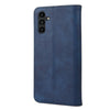 For Samsung Galaxy A36 / 56 5G Skin Feel Splicing Leather Phone Case(Blue)