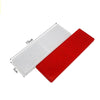 50 PCS Car Body Reflective Stickers Plastic Reflective Strip Reflector Truck Reflective Tablet Nonporous(Red)