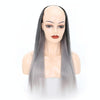 Wig Half Headgear Long Straight Hair U-Shaped Wig Headgear, Colour: 2.US-1BT0906 #