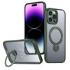 For iPhone 14 Pro Max Wing Series Gen2 MagSafe Metal Ring Holder Phone Case(Green)