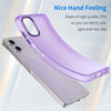 For Samsung Galaxy A06 4G Frosted Translucent TPU Hybrid PC Full Coverage Phone Case(Dark Purple)