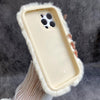 For iPhone 14 Fun Sports Plush Silicone Phone Case(Table Tennis)