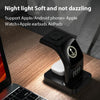 YP-HY05 15W 5 in 1 Magnetic Multifunctional Wireless Charger with Clock (Black)