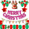 12 Inch Sequin Mall Decoration Balloon Christmas Set(Pink Love Letter)