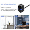 Desktop Computer Mobile Switch Computer Extension Cable Start Button, Color: White Case Colorful Light 2m Cable