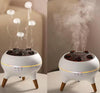 Dynamic Multi-Spray Aromatherapy Diffuser With Colorful Lights Remote Control Humidifier EU Plug(V80 Spit Circle Upgrade Model)