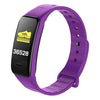 CHIGU C1Plus Fitness Tracker 0.96 inch IPS Screen Smartband Bracelet, IP67 Waterproof, Support Sports Mode / Blood Pressure / Sleep Monitor / Heart Rate Monitor / Fatigue Monitor / Sedentary Reminder (Purple)