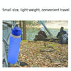 XC-282 600ml Silicone Folding Cup Out Camping Cycling Sports Kettle(Blue)