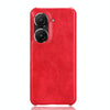 For ASUS Zenfone 9 Litchi Texture Back Cover Phone Case (Red)