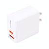 LZ-1130 PD 20W Type-C+QC 3.0 USB Fast Charger, Plug Type:US Plug(White)