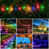 G40 Bulb Bluetooth Smart RGB String Lights Outdoor Decoration, Spec: 5m 25 LEDs-USB Power