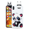 For iPhone XS Max Shockproof Cartoon TPU Protective Case(Panda)