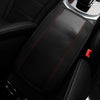 32x19cm PU Carbon Fiber Leather Central Armrest Box Cover Anti-slip Pad(Black)