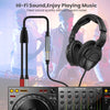 0.3m 6.35mm TRS Stereo Female to 2 x 6.35mm TS Male Mono Audio Adapter Cable(Black)