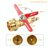 A6861 RV Male 1/4 Drain Fitting Adapter with Storage Bag