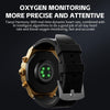 WS-18 1.43 inch IP67 Sport Smart Watch, Support Bluetooth Call / Sleep / Blood Oxygen / Heart Rate / Blood Pressure Health Monitor(Gold+Black)