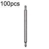 100pcs/set 304 Stainless Steel Strap Connecting Rod Strap Switch Lugs, Style: Single Drag (1.5x22mm)