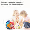 2PCS Children Puzzle Early Education Toys Ball Assembled Piggy Bank, Size:Medium (Round)