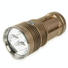 High Power LED Flashlight, 3 Mode, 3 CREE XM-L T6 LED, Luminous Flux: 2000lm, Length: 135mm