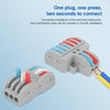 SPL-93 3 In 9 Out Colorful Quick Line Terminal Multi-Function Dismantling Wire Connection Terminal