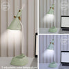 Base Removable Diamond Desk Lamp USB Charging 3-speed Color Temperature Night Light(301-2 Green)