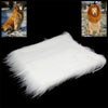 Large Dog Lion Mane Wig Costume, White, Fits Neck Up to 70cm