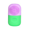 Beauty Capsule Tool Facial Massage Cleansing Silicone Compress Ice Compartment Mold(Purple Green)