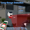 Tuya WiFi Solar PIR Motion Sensor Alarm - 120dB Siren, Wireless, Outdoor, IP65