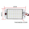 2 PCS ZS-3350 DC12-85V High Bright 48LEDs Lamp Beads Car Dome Light Cabin Light Bar