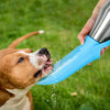 Portable Dog Water Bottle 750ml, Foldable, Leakproof, Light Blue