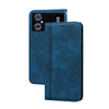 For Xiaomi Poco M4 5G/Poco M5/Redmi Note 11R Frosted Business Magnetic Horizontal Flip PU Phone Case(Blue)