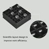 300 PCS Overlap Coins Game Coin Plastic Storage Box(Black)