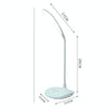 WS-601 USB Charging LED Reading Lamp Touch Dimming Bedroom Bedside Lamp, Size: 43x13.5cm(White)
