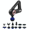 SL-8890 Triangle Fascia Muscle Relaxer Household Electric Fitness Massager, Specification: EU Plug(Golden)
