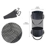 Outdoor Camping Yacht Windproof Drawstring Sundries Folding Storage Bag(24x46cm)