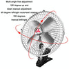 Car Powerful Fixing Clip Cooling High Wind Power Electric Fan, Specification: 8 inch Metal 24V