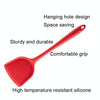 2pcs Non-stick High Temperature Resistant Silicone Cookware, Style: Spatula(Red)