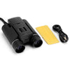 DB618B 10X25 Zoom 10mm Objective Lens HD 1280x960P 1.5 inch LCD Screen Binocular Telescope Digital Camera(Black)