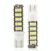 10 PCS T10 DC12V / 1.5W / 6500K / 75LM Car Clearance Lights Reading Lamp with 68LEDs SMD-3020 Lamp Beads