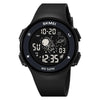 SKMEI 2068 Multifunctional Men 50M Waterproof Noctilucent Sports Digital Wrist Watch(Black)