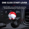 Car One Key Start Button Rocker Engine Start-Stop Joystick(Red)