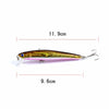 5 PCS M0205 9.6cm/9.8g Minnow Bionic Fake Bait Plastic Floating Hard Bait(2)