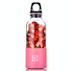 Bingo 500ml Mini Portable USB Rechargeable Electric Juicer Cup  Juicer Blender, 22000 Revolutions Per Minute(Pink)