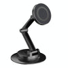 360 Rotating Car Magnetic Cell Phone Holder Magsafe Metal Car Folding Navigation Stand(Black)